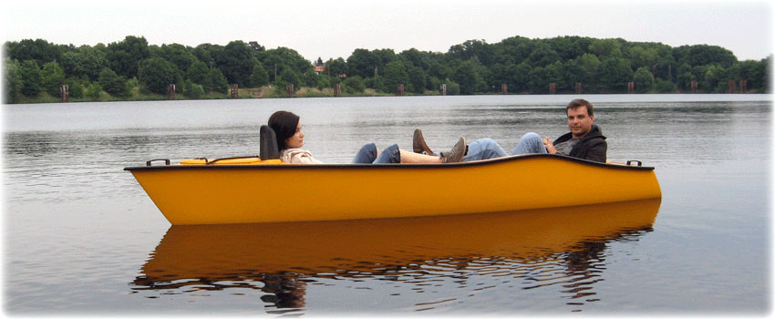 Double pedal boat.